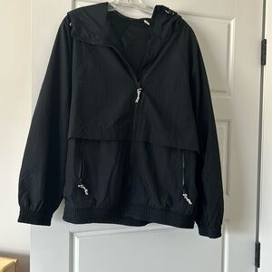 NWOT Old Navy black hooded jacket